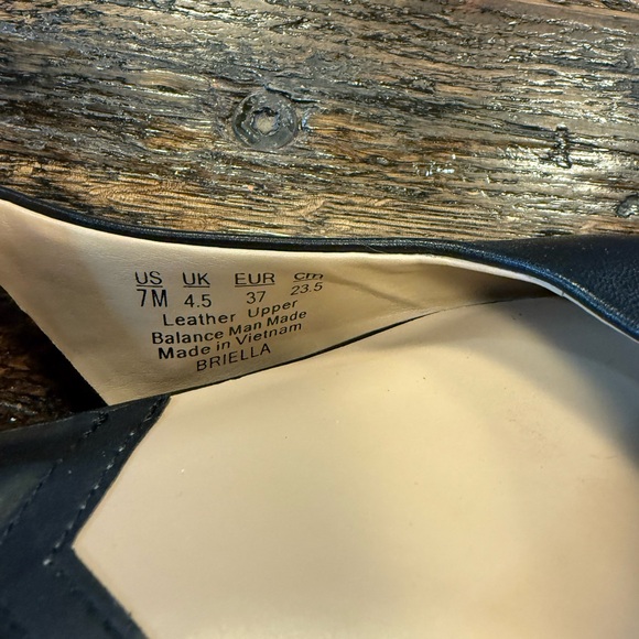 Franco Sarto Brielle Stylish Shoes Flats 7 Slingback Black - Picture 9 of 10